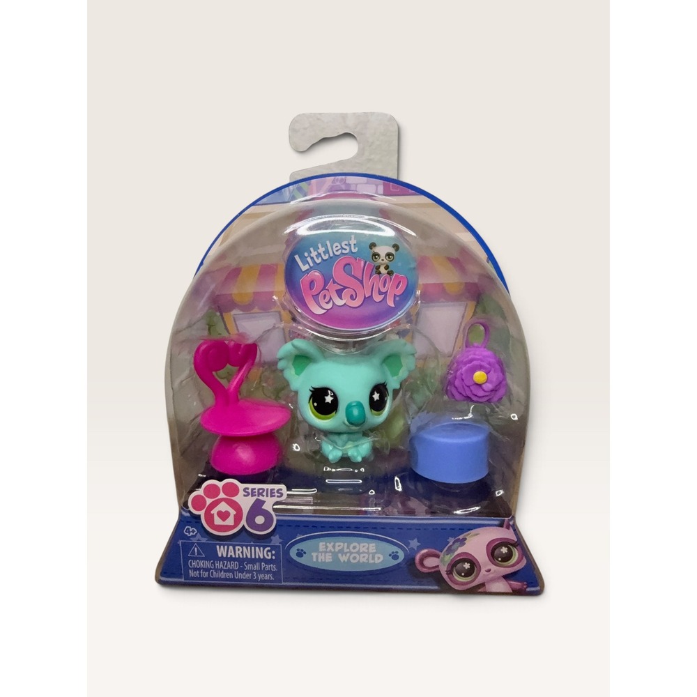 Littlest Pet Shop Series 6 Explore the World Koala & Accessories Set NEW